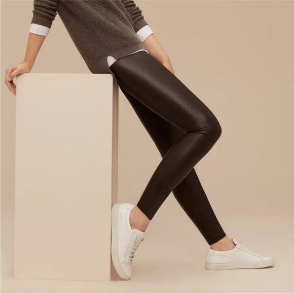 Wilfred Free Daria Faux Leather Leggings Size XS - Picture 2 of 11